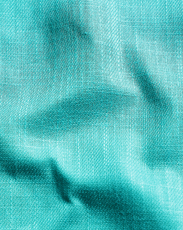 Premium Linen Aqua Green Colour Men Shirt