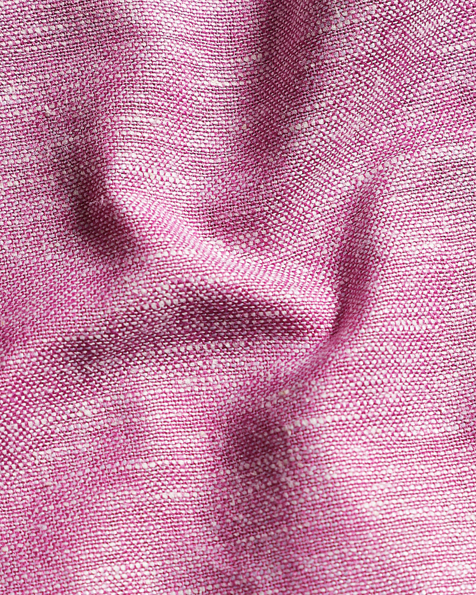 Classic Linen Rose Pink Men's Shirt