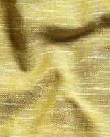 Classic Linen Lemon Yellow Colour Men's Shirt