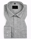 Linen Khadi Gray Colour Men Shirts