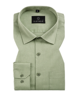Premium Linen Pastel Green Colour Men Shirt