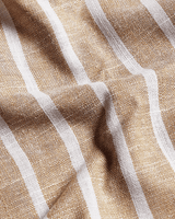 Vertical Strips Cream Bege Colur Men Shirts