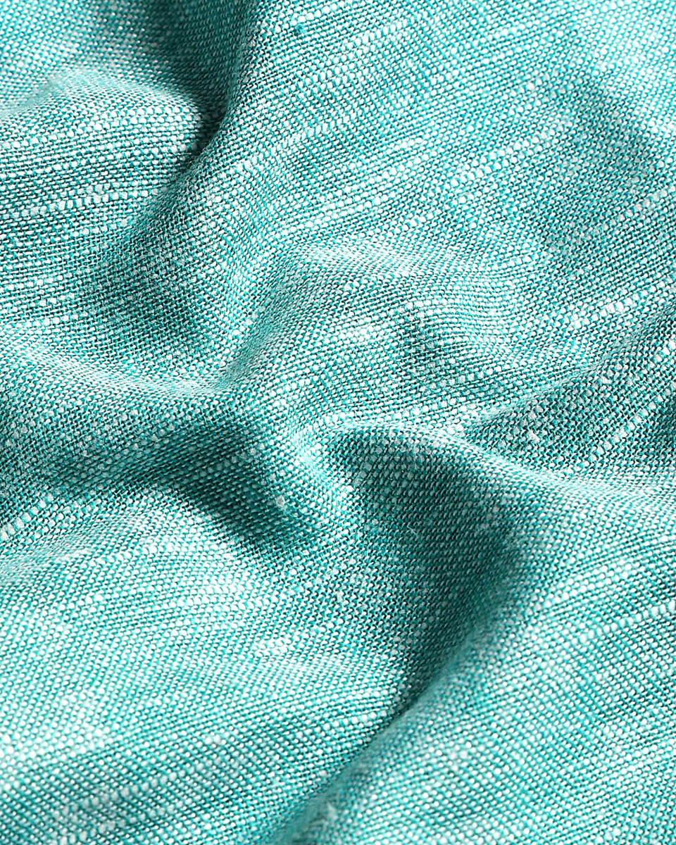 Classic Linen Mint Green Color Men's Shirts