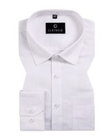 Heavy Linen Pure White Colour Men Shirt