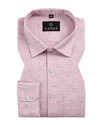 Linen Khadi Baby Pink Colour Men Shirt