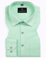 Premium Linen Mint Green Colour Men Shirts