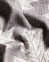 Botnical Leaf Print Light wine Colur Men Shirts