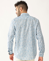 Giza Cotton Flower Rama Colour Mix Print Men’s Shirt