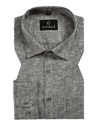 Linen Khadi Carbon Colour Men Shirt