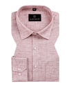 Linen Khadi Rose Pink Colour Men Shirt