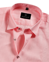 Premium Linen Baby Pink Colour Men Shirt