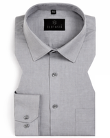 Formal Linen Gray Colour Men Shirts