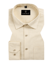 Premium Linen Light Lemon Colour Men Shirt
