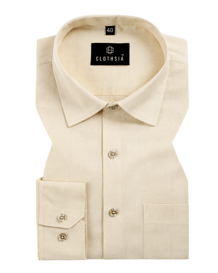 Premium Linen Light Green Colour Men Shirt