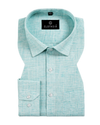 Linen Khadi Ice Blue Colour Men Shirt