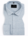 Classic Linen Ice Blue Colour Men's Shirt
