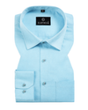 Premium Linen Light Sky Men Shirt