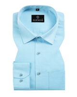 Premium Linen Light Sky Men Shirt