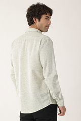 Linen Light Khadi Pastel Green Men’s Shirt