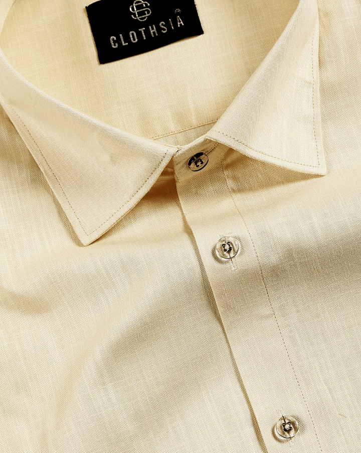Premium Linen Light Green Colour Men Shirt