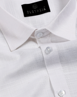Premium Linen White Colour for Men Shirts