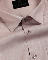 Formal Linen Brown Colour Men Shirts