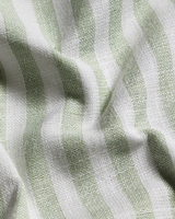 White with Pastel Green Stripe Men Shirts