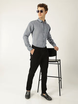 Formal Linen Steel Grey Colour Men’s Shirt