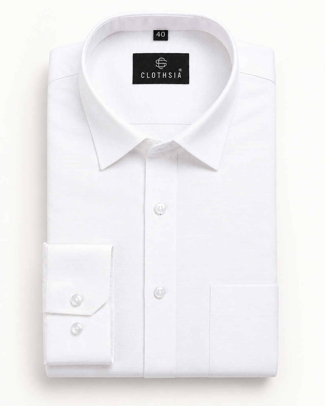 Classic Linen White Shirt for Men